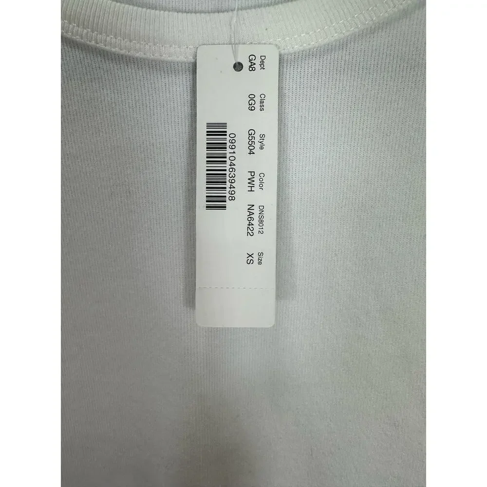 J. Crew NWT Women’s White Pom Pom Classic Crewneck Sweatshirt size XS - Picture 5 of 7